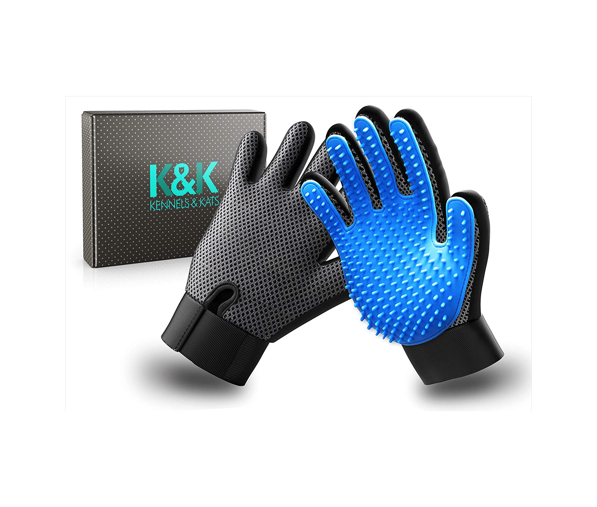 K&K Pet Grooming Glove Set Review Heel Boy Heel