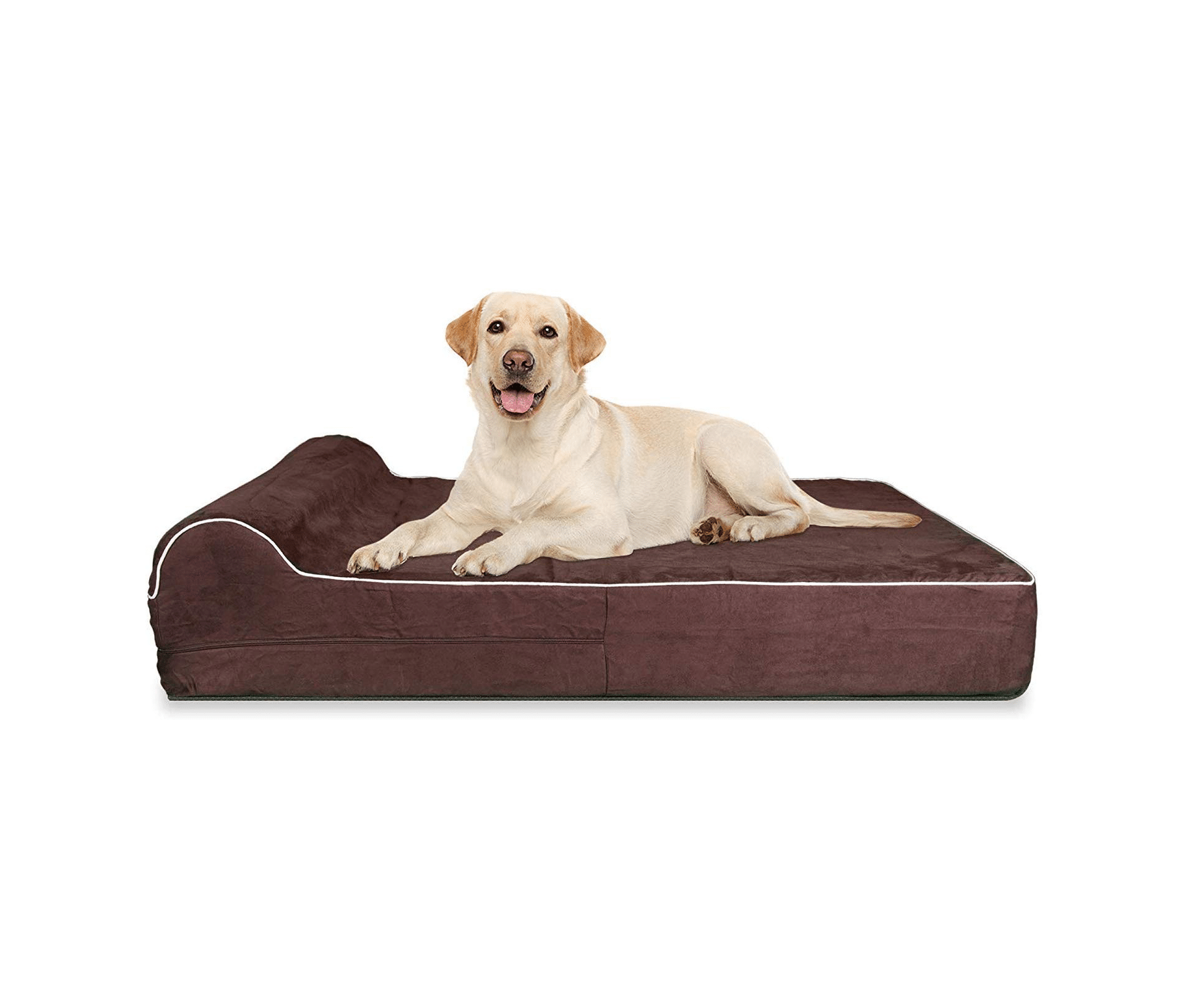 kopeks dog bed with pillow orthopedic memory foam waterproof